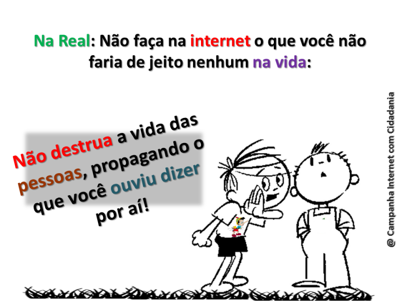 o perigo da mentira na internet