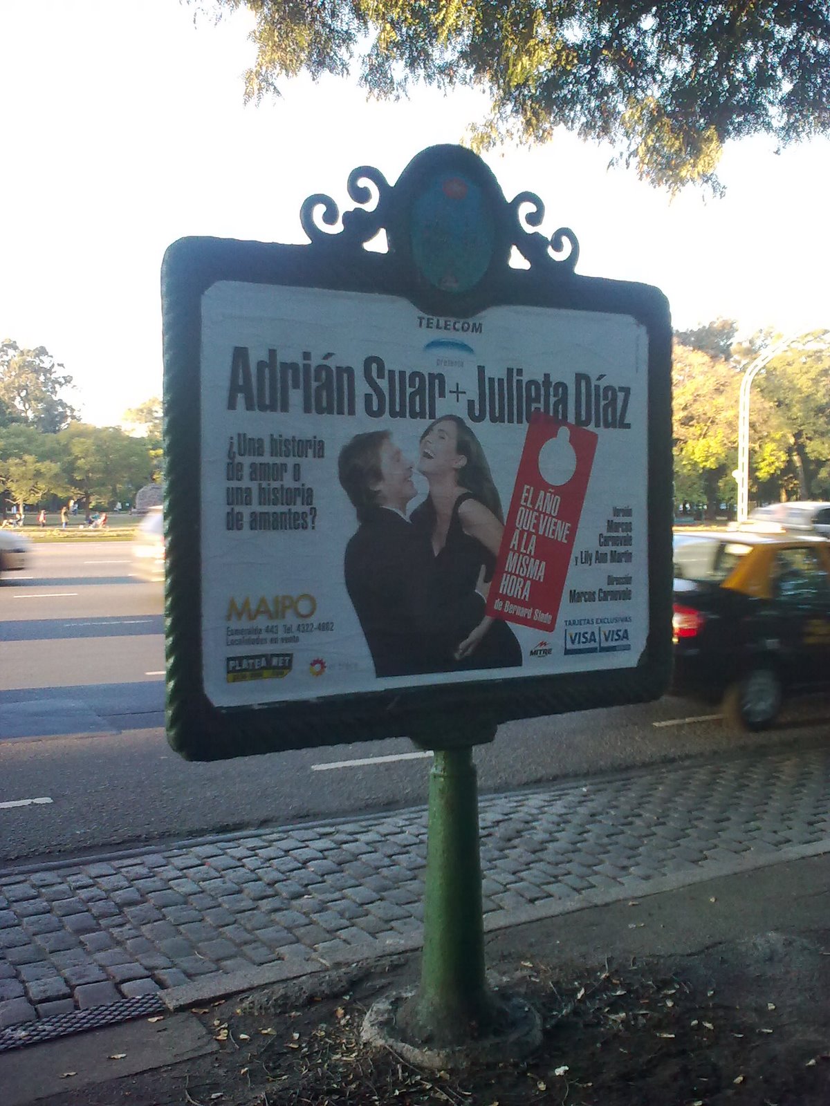 marco publiicitário - pantalla verde em buenos aires